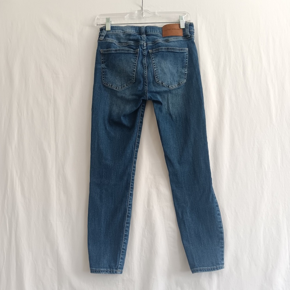 Lucky Brand Jeans Women’s Size 4/27 A Ava Skinny Mid Rise Blue Denim Stretch - Picture 3 of 11